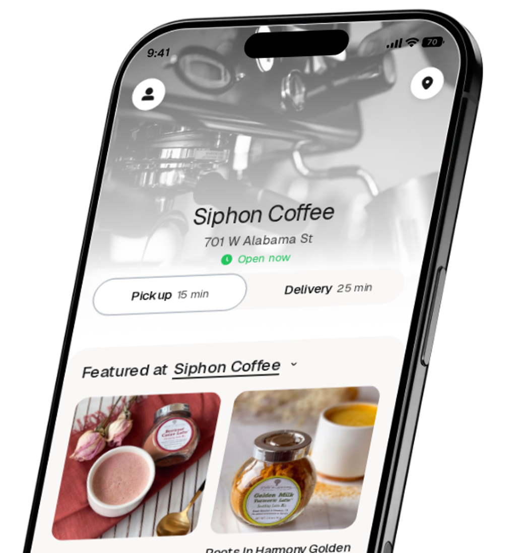 Siphon Coffee app preview
