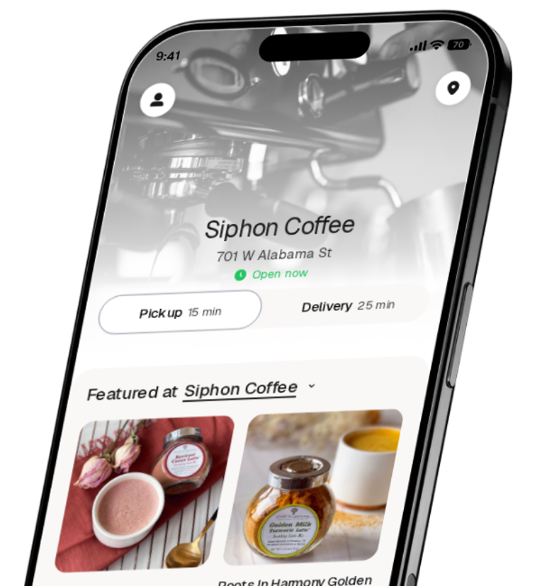 Siphon Coffee app preview