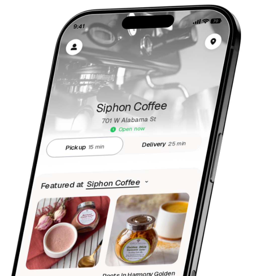 Siphon Coffee app preview